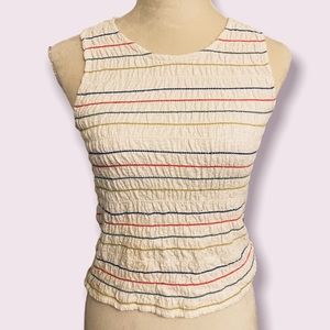 NWOT Madewell Striped Tanktop